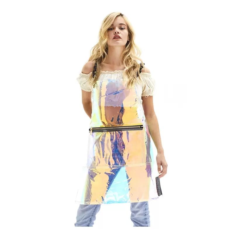 Tablier de travail en plastique TPU souple avec 3 poches utiles