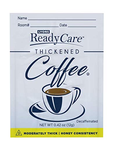Lyons ReadyCare Thickened Coffee Packets for Dysphagia & Swallowing Difficulty - Honey Consistency, Level 3 Moderately Thick (20 Pack)
