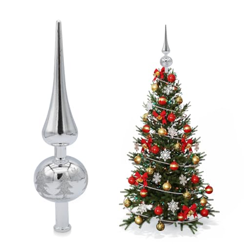 Riisoyu Kugelförmige Weihnachtsbaumspitze, Weihnachtsbaumspitze...