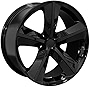 OE Wheels LLC 20 inch Rim Fits Dodge Challenger SRT Wheel DG05 20x9 Black Wheel Hollander 2357