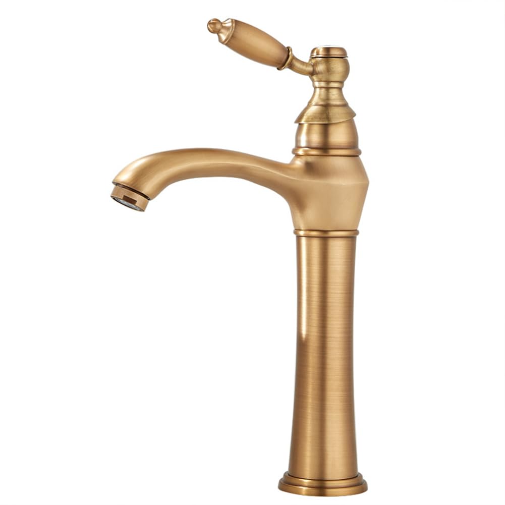 Robinet de lavabo de salle de bain mitigeur eau chaude froide antique