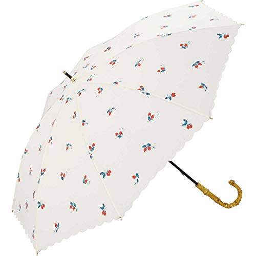 ワールドパーティー(Wpc.)日傘長傘レディースいちご50cm81-35409OF 白