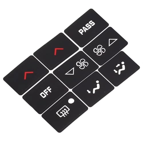 Autocollants boutons climatisation voiture Buick LaCrosse 2006 2007 2008 2009 - 3
