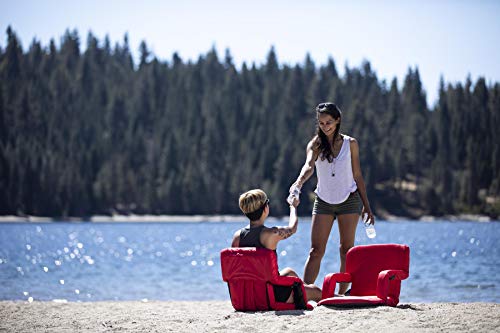 Image of PICNIC TIME Red Houston Texans Ventura Portable Seat,One Size,618-00-100-134-2
