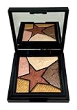 Estee Lauder Pure Color Instant Intense Travel-Sized Eyeshadow Palette (Platinum Petals 4A,C••Amber Alloy 6A••Gilded Chocolate 5B••Beach Metals 7C)
