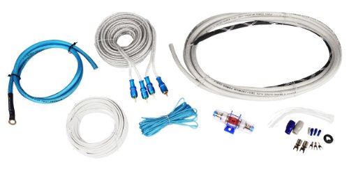 Rockville RMWK4 4 AWG Waterproof Marine/Boat Amplifier/Amp Installation Wire Kit