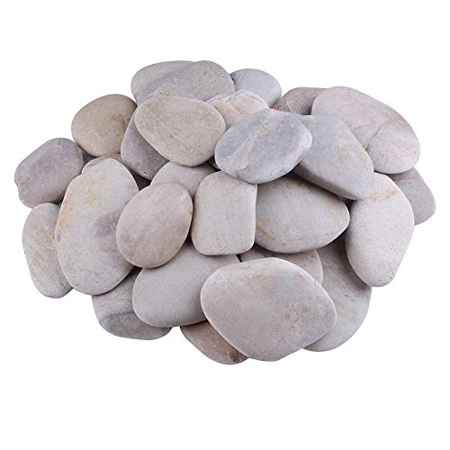 Outy Large Craft Rocks for Paintting & Ink Stamping, 8pc Set of 3-4” Smooth Kindness Rocks