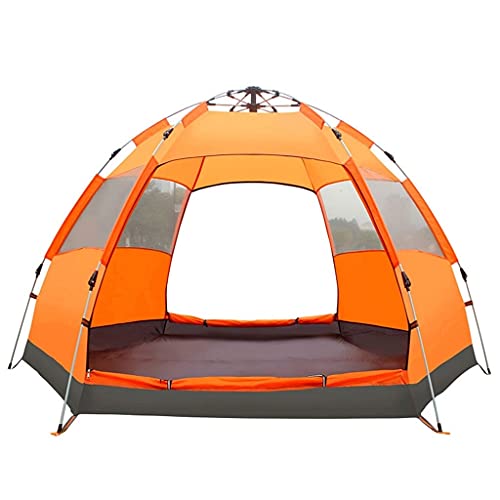 Carpa de Camping Breathable Orange para 4-6 Personas miniatura 1
