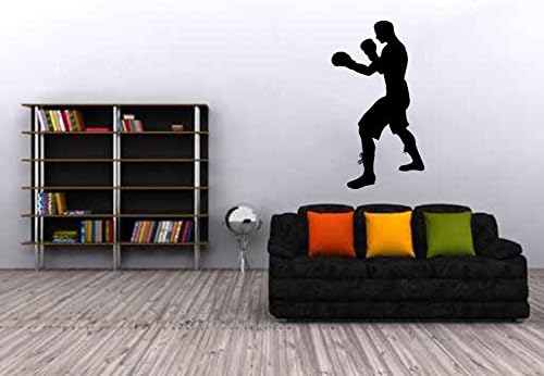 Boxing Boxer Vinyl Wall Decal Sticker By LKS Trading Post