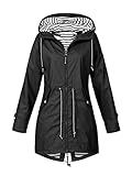 Design: regenmantel damen outdoor plus solide wasserdichter kapuzenjacke regenjacke für damen outdoorjacken wasserdichter regenmantel mit kapuze windproof