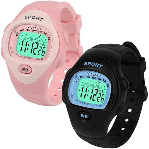 Viecaeio Children's Digital Sports Watch for Boys and Girls Ages 3-8, Learning Time Watch Cover