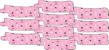 Nasogastric or Oxygen Tube precut Adhesive Tape Ballerina Theme x 10 Pack. Mix Left & Right Side