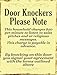 Smart Blonde Door Knockers Metal Novelty Parking Sign P-1244