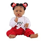 ★ Kleidung: handgefertigt. Nach der Puppengröße wird die Puppe mit Kleidung kommen. (0-3 Monate Babykleidung kann passen).