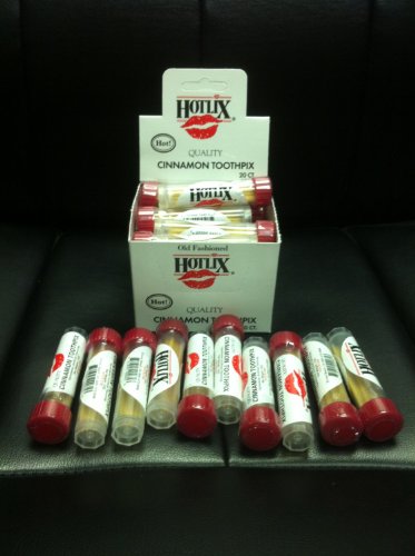10 Tubes Hotlix Cinnamon Flavored Toothpicks