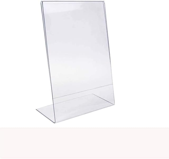A4 ACRYLIC POSTER MENU HOLDER PERSPEX LEAFLET DISPLAY STANDS (1)