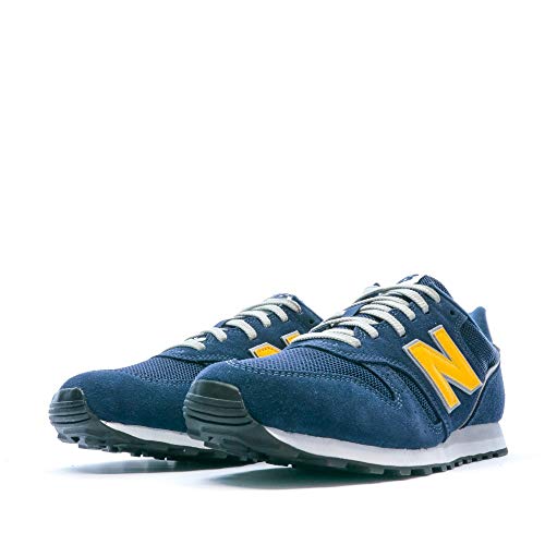 Image of New Balance Men's Low-Top Trainers, Blue Navy Yellow Aa, 9.5
