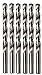 IRWIN Tools 63124 3/8-Inch Cobalt 135-Degree Jobber Length Drill Bit, Pack of 6