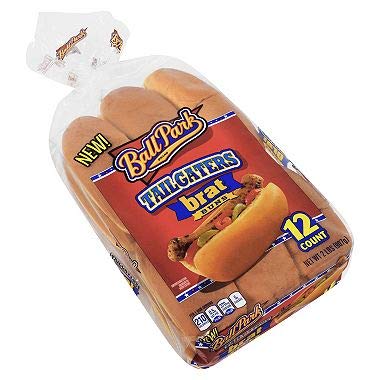Ball Park Tailgaters Brat Buns 12 ct. (pack of 3) A1