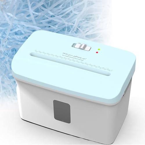 Zigzag Paper Shredder – Crinkle Cut Shredding Machine with 8.5L Bin for Gift Wrapping, Crafts & Festivals, Handles Paper Thickness 25g-70g