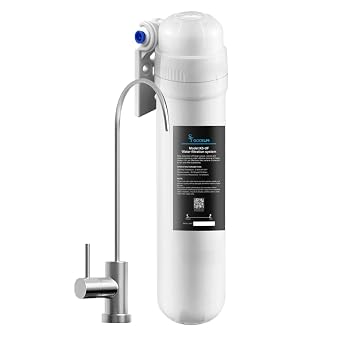 SY GoodLife Sink Water Filtration System - UF Drinking Water System -0.01 Micrometer Quick Replacement, reducing particulate Matter, Chlorine Odor, cysts, Lead