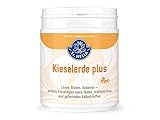 Naturreines Kieselerde-Pulver St. Helia Kieselerde Plus, Mineralien & Ballaststoffe - Mit Silizium, Flohsamen und Apfelpektin, Dose à 190 g