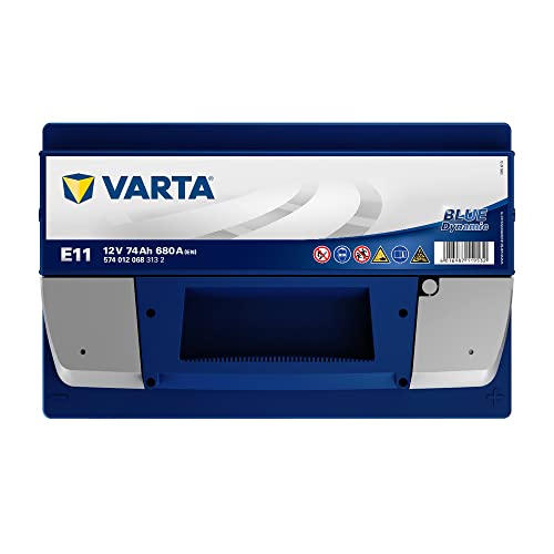 Varta mercury oxide, E11 Blue Dynamic Autobatterie, 574 012 068 3132, 74Ah, 680A