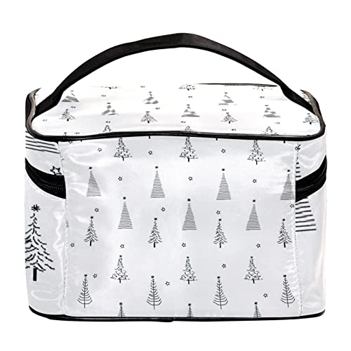 Neceser navideño multicolor con copos de nieve ideal para regalo 2