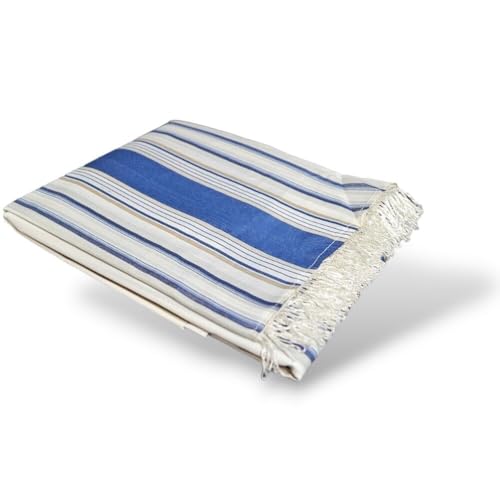 GARGIX TENDA DA SOLE CON ANELLI RESISTENTE ESTERNI BALCONE VERANDA GIARDINO (BLU, 300X300)