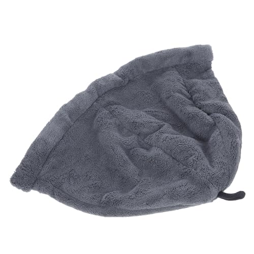 RORPOIR Blue Coral Fleece Sauna Hat Provides Warmth and UV P