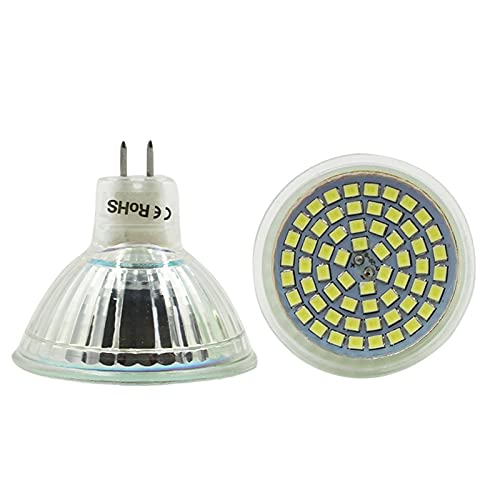 RZL LED Lights Bombilla de proyector LED MR16 GU5.3 220-240V Lámpara de Pared 3.5W 60LED 50 cm de diámetro Forma para el Downlight Interior usando (Color emisivo : Warm White)