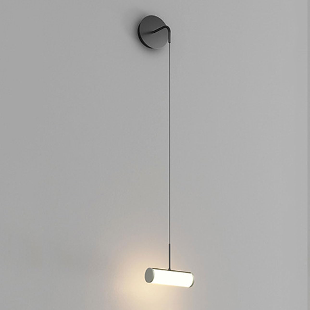 Luminaire suspendu pour îlot de cuisine moderne en métal noir 1 lumière