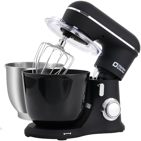 Kitchen in the box Stand Mixer, 4.5QT + 5QT Two Bowls Kitchen Electric Mixer,...