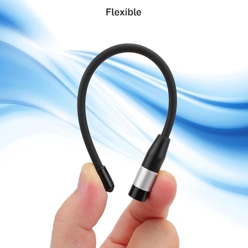 2 Pack 868-MHz Antenne, 10dBi Gain für Meshtastic LoRa Long Range Soft Whip-Antenne, 17 cm Omni SMA-Stecker, schwarz