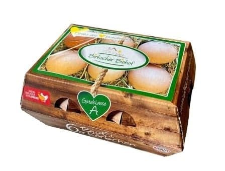 Birkscher Biohof 6er BIO Ei Körbchen (6 Stk)