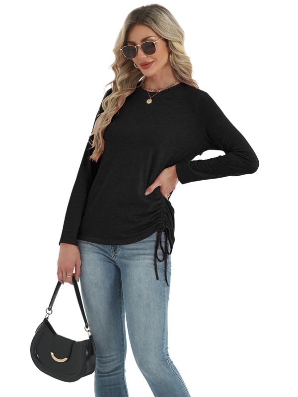 Save on Women's Long Sleeve Crewneck Tops with Code V8L39UXU - Image 2