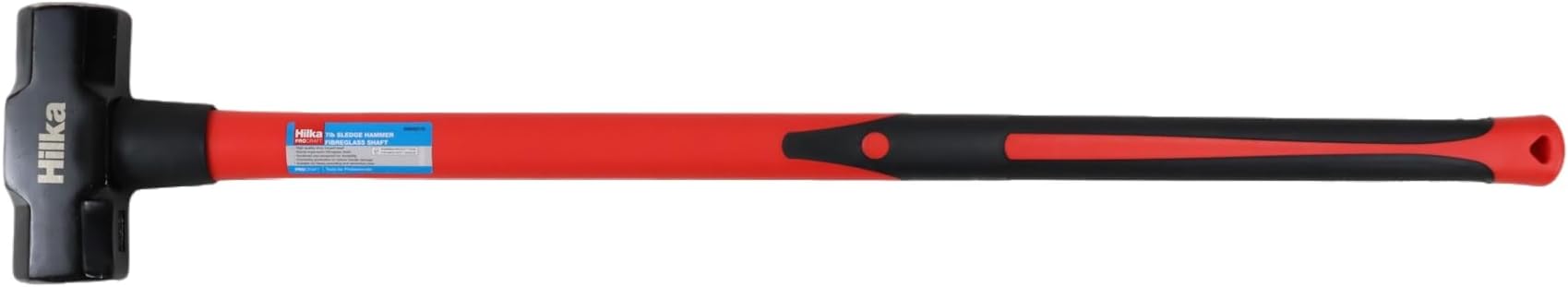 55600070 7 lb Pro Craft Sledge Hammer Fiber Glass Shaft, Red