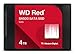 WD Red interne Festplatte 4 TB (3,5 Zoll, NAS Festplatte, 5.400U/min, SATA 6 Gbit/s, NASware-Technologie, für NAS-Systeme im Dauerbetrieb) rot