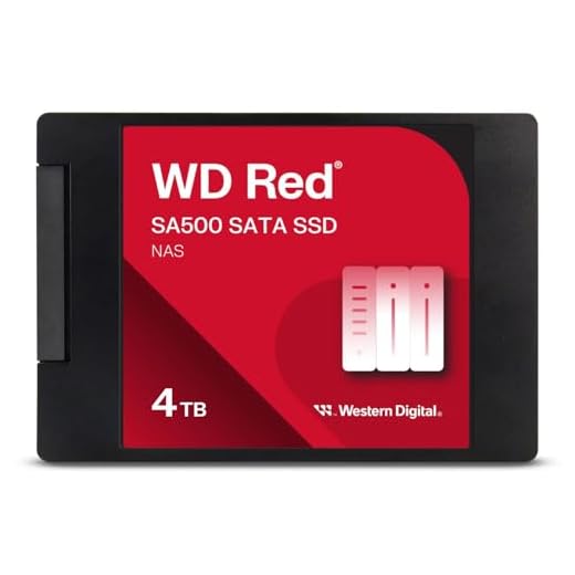 Western Digital 4TB WD Red SA500 NAS 3D NAND Internal SSD Solid State Drive - SATA III 6 Gb/s, 2.5"/7mm, Up to 560 MB/s - WDS400T2R0A