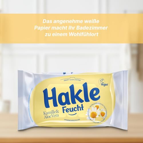 Feuchtes Toilettenpapier Hakle mit Kamille und Aloe Vera