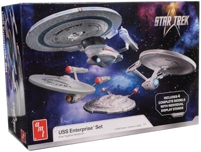 AMT Conjunto de quatro navios Star Trek U.S.S. Enterprise Kit de ...