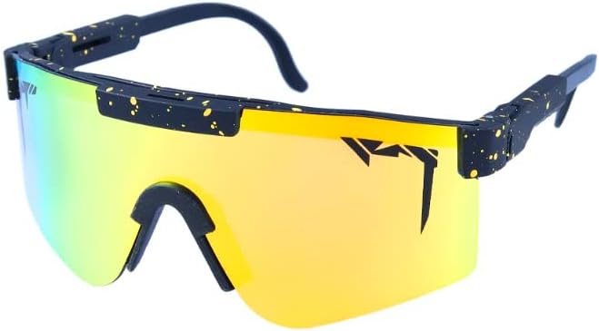 YEED Polarized Sports Sunglasses, UV400 Protection Cycling Glasses, Adjustable Sunglasses for Baseball Running Riding Golf