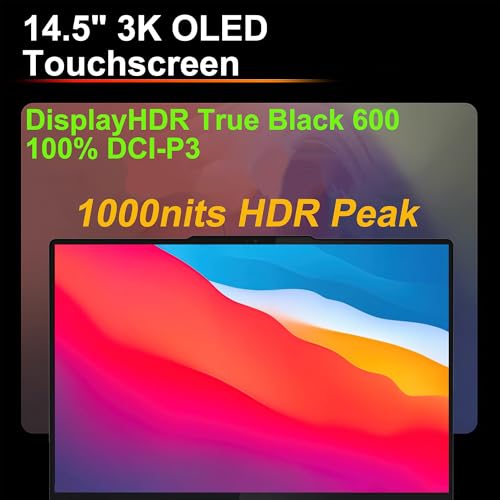 Image of Lenovo Yoga Slim 7 Laptop 14.5 inch 3K OLED Touch (100% DCI-P3 1000nits HDR Peak) Qualcomm 12-core Snapdragon X Elite (Up to 45 Tops) 16GB RAM 1TB SSD for Designer Business Work Win11 ICP Hub