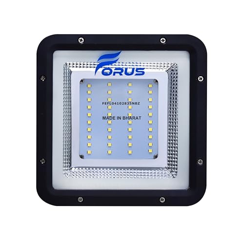 Image of Forus 30W LED Flood Light Outdoor, IP67 Waterproof Wall Mounted Outside Light, High Bright Pink LED Flood Light for Parking, Society, Industrial & Flood Lighting with 4 Year Warranty (1 Pc)