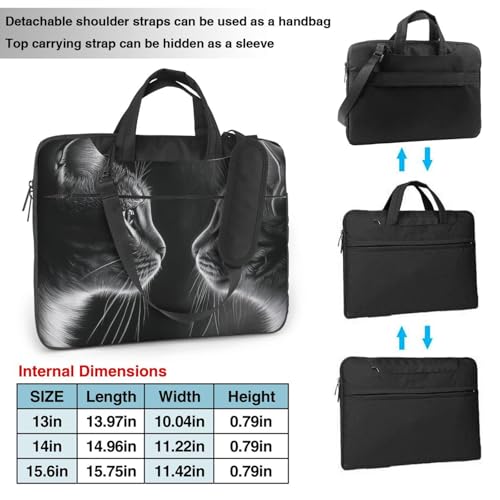Maletín para laptop impermeable de 13 pulgadas miniatura 4
