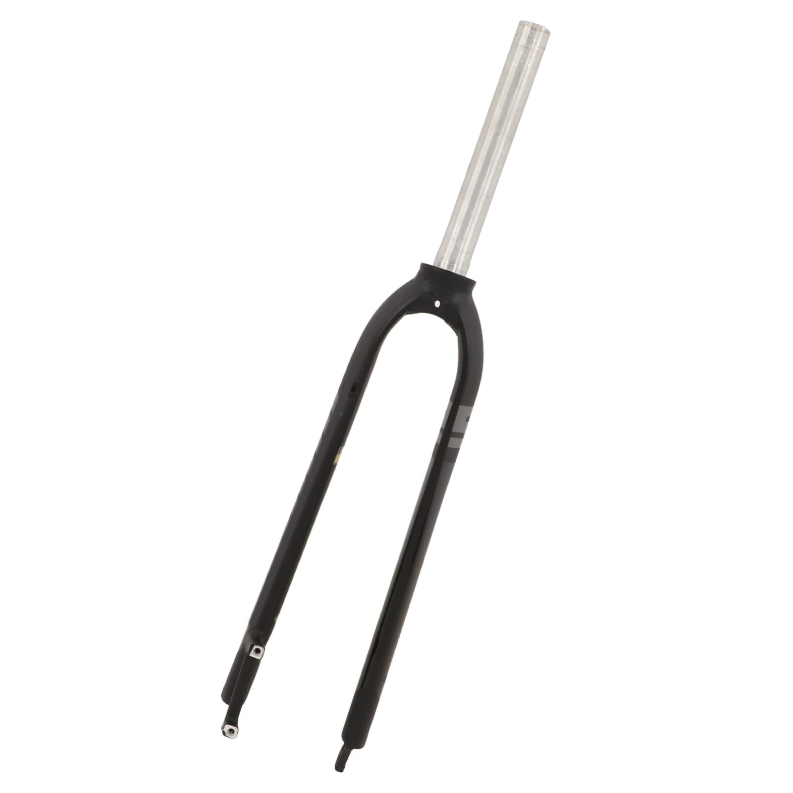 Uxsiya Horquilla Rígida para Bicicleta de Montaña, 26/27, 5/29 Pulgadas, Horquilla Dura para Bicicleta de Montaña, Horquilla de Suspensión Delantera para Bicicleta de Aleación de(Negro Gris)