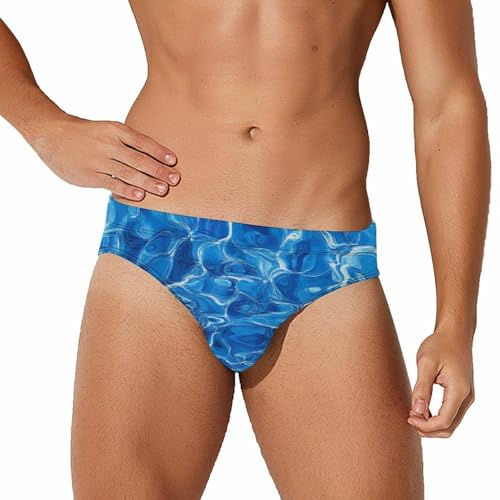 Swimming Pool Water Men's Swimsuit Bikini Briefs Swim Underwear Stretchy Swimwear