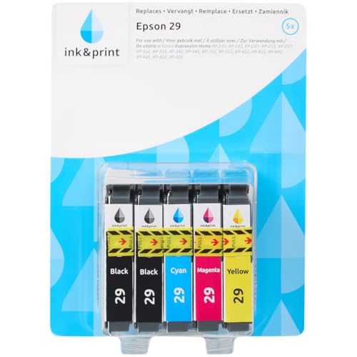 Cartouches d'encre Epson 29 haute capacité pour résoudre les problèmes d'impression XP-235