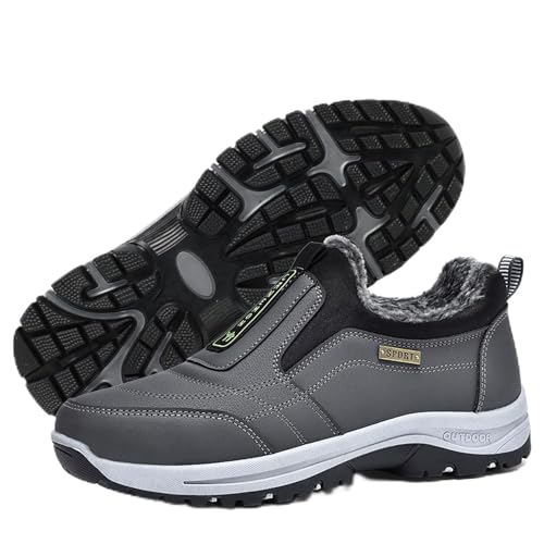 Zapatos ortopédicos de hombre impermeables y antideslizantes con espuma viscoelástica 2