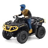 Diecast Masters BRP Bombardier Models 1:32 Scale Diecast Replica Can-Am Outlander XT-P 1000R, Iron Gray, Black & Neo Yellow | Item 60006